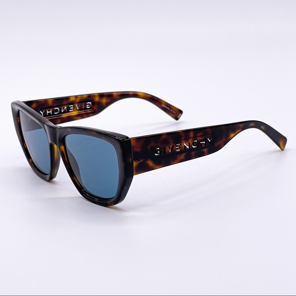 NEW GIVENCHY GV7202/S 086 HAVANA BLUE SUNGLASSES GIVENCHY GV 7202/S - Picture 4 of 14